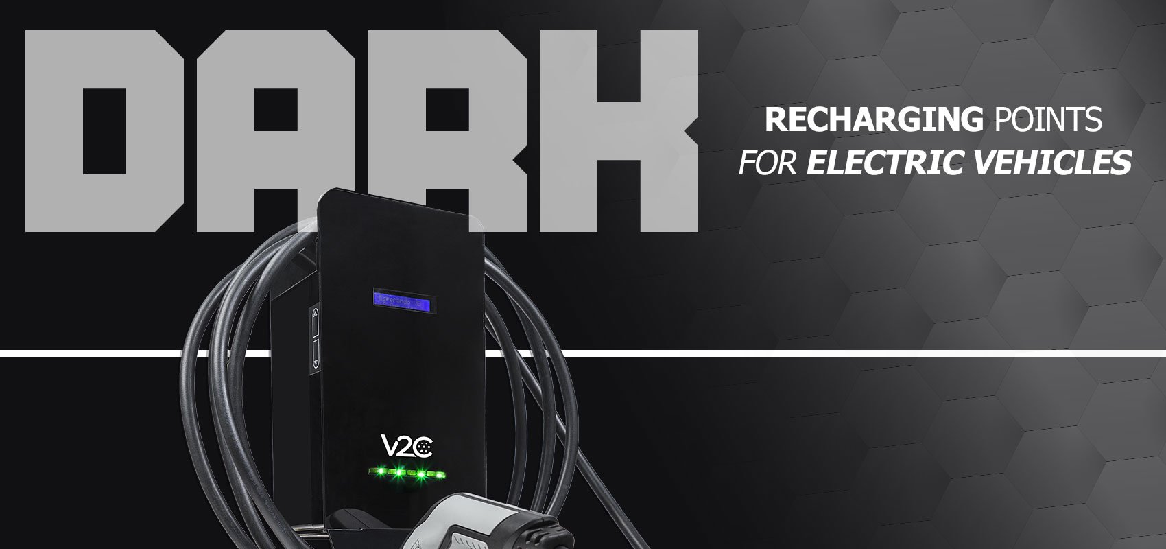 DARK charging point electric vehicle