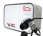 new v2c charging point