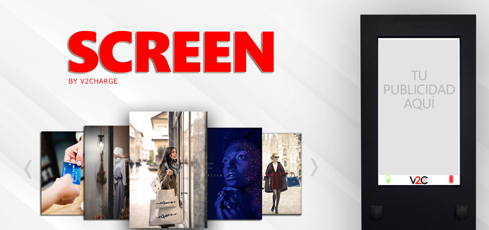 Screen, punto de recarga con publicidad de V2C