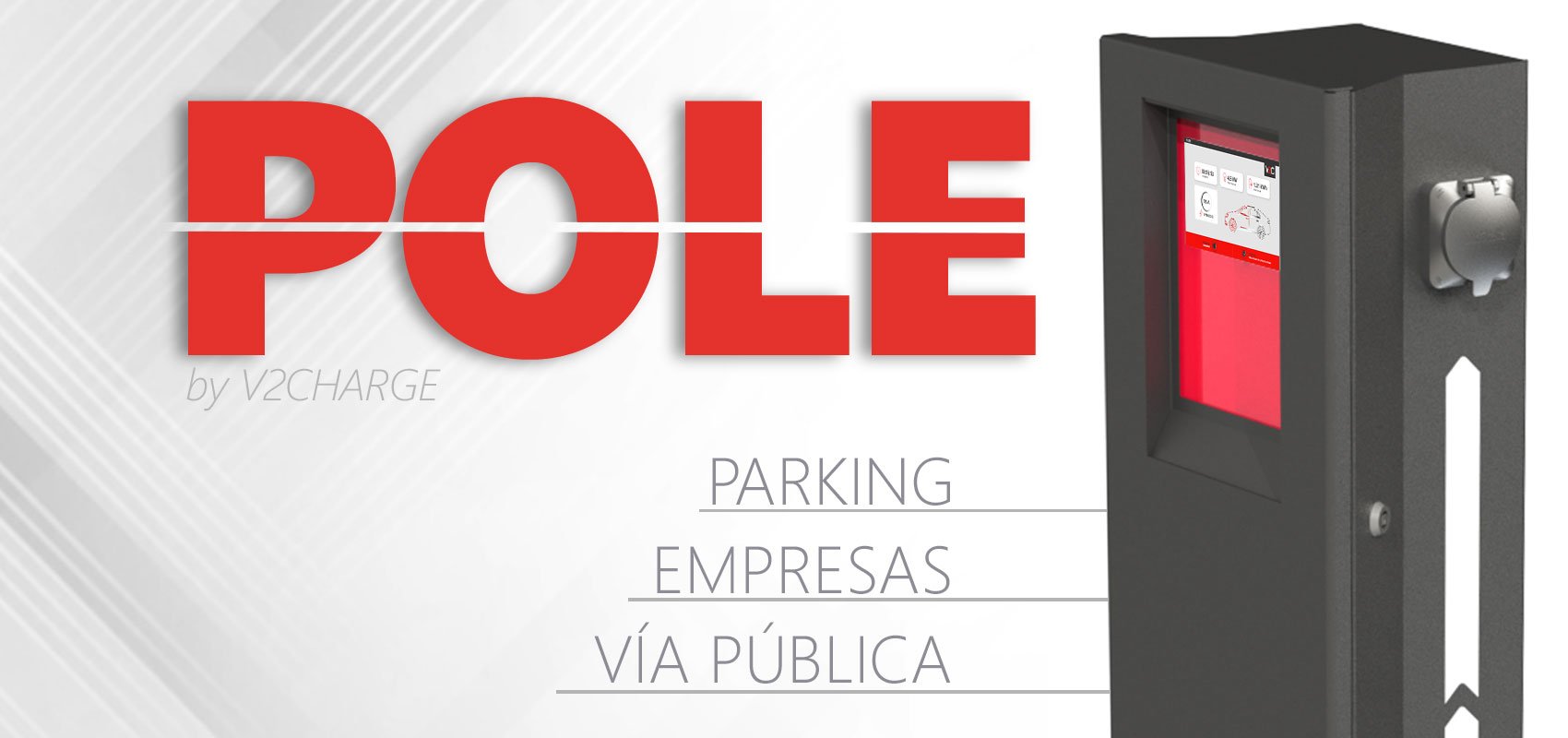Cargador empresas coches electricos v2c pole