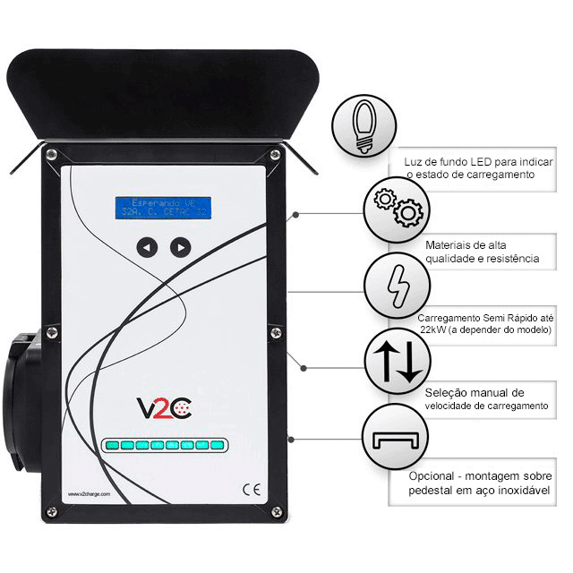 up posto carregamento v2c