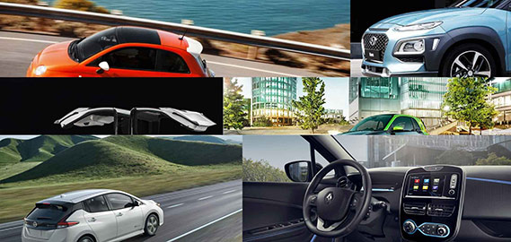 Modelos de coches eléctricos y puntos de recarga